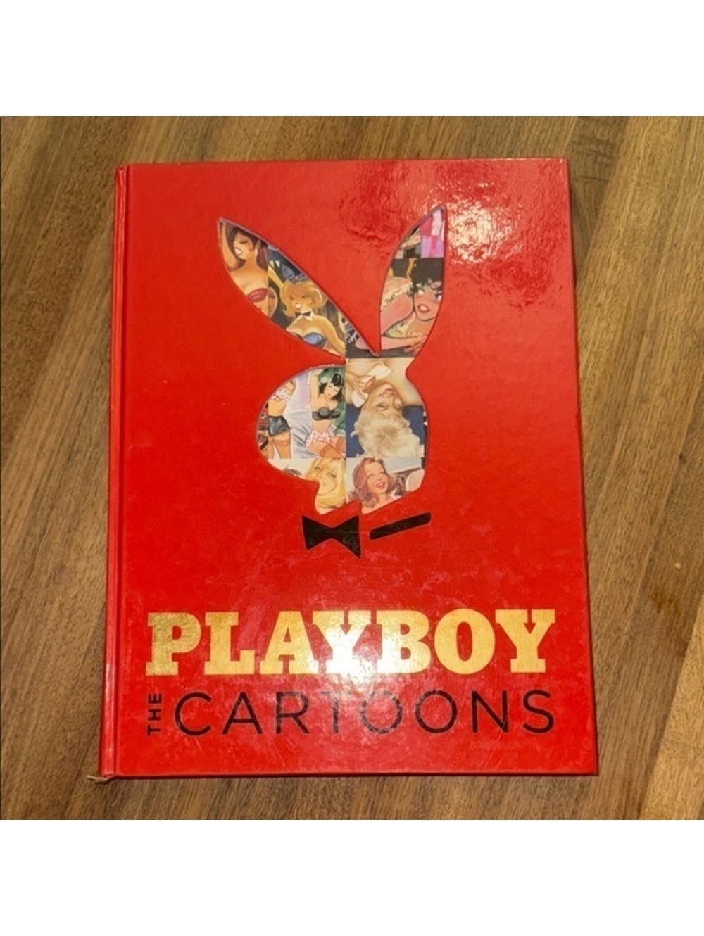PLAYBOY The Cartoons Red and Gold Cover